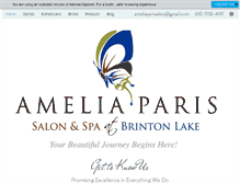 Tablet Screenshot of amelia-paris.com